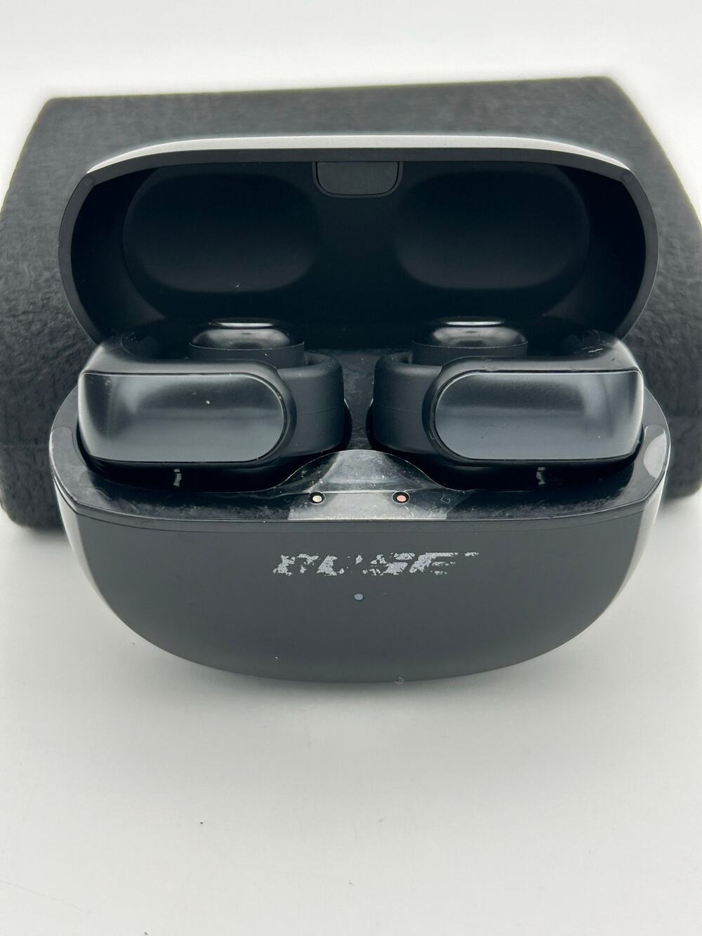 Bose Ultra Open Earbuds Black Wireless Bluetooth w/ Charging Case/Charger TESTED